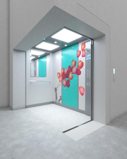 Лифт пассажирский "Стандарт" большой декорированный